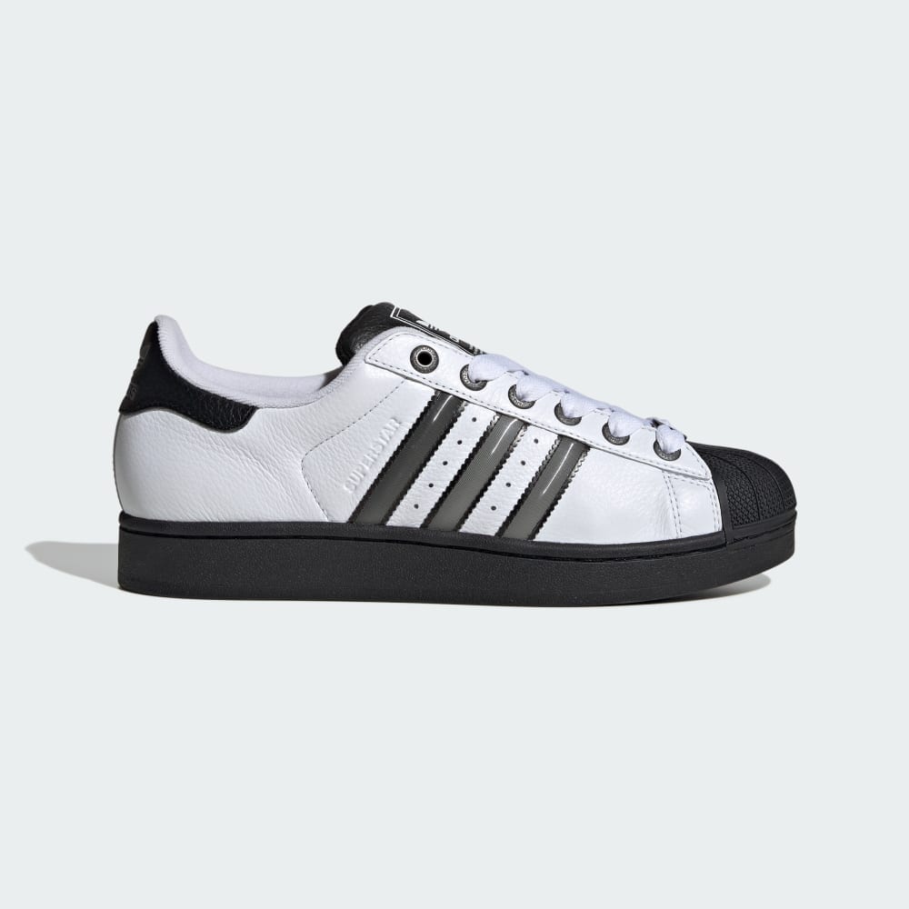 

Кроссовки Adidas Superstar II Shoes, цвет Cloud White/Matte Silver/Core Black