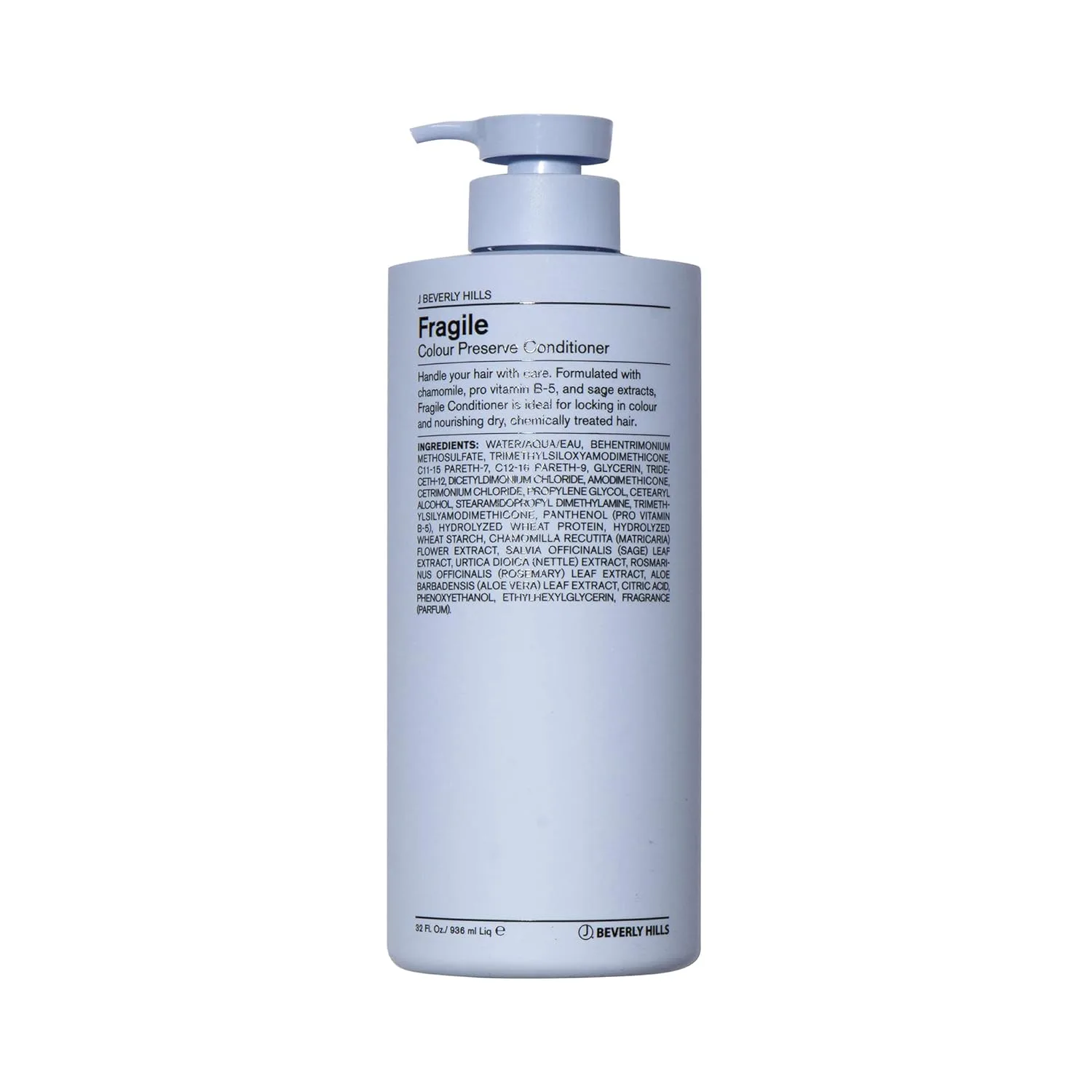 Кондиционер для волос J Beverly Hills Blue Fragile Colour Preserve Conditioner с ромашкой для борьбы с секущимися кончиками (955 мл) 946 мл (.)