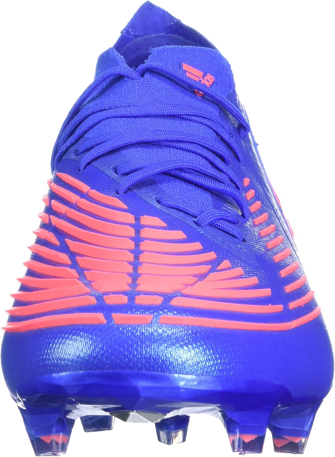 Футбольные бутсы Adidas Predator 18.4 FxG для мальчиков, синий/оранжевый — фото 2