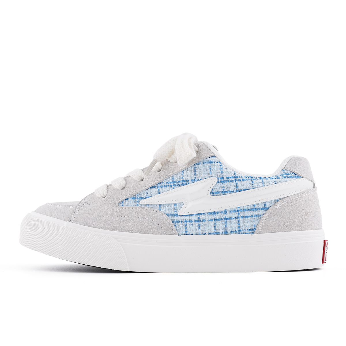 

Мужские низкие скейтерские кроссовки Abrasion Resistant Slip Resistant HUANQIU, серый-upgraded (finer material)