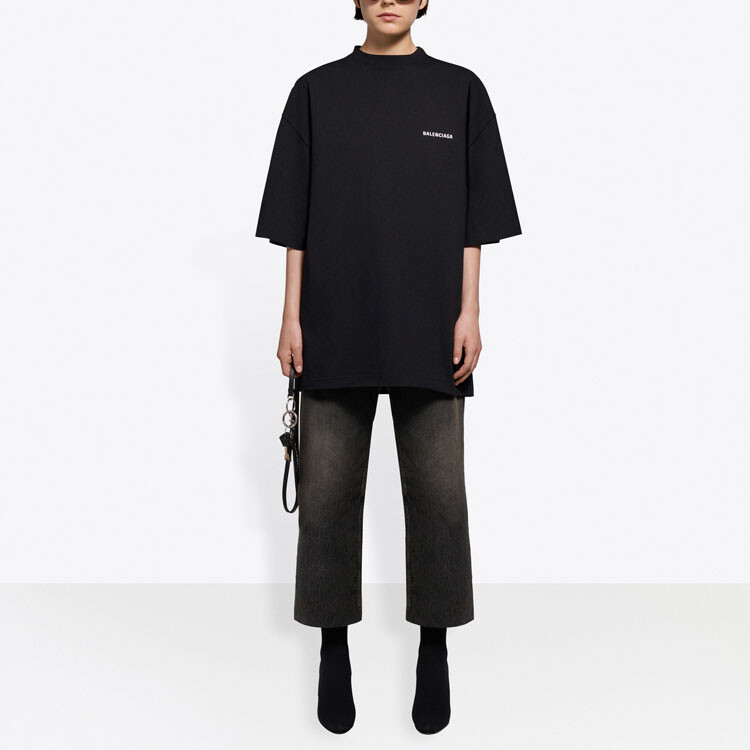Футболка женская Balenciaga Defile, черный — фото 3