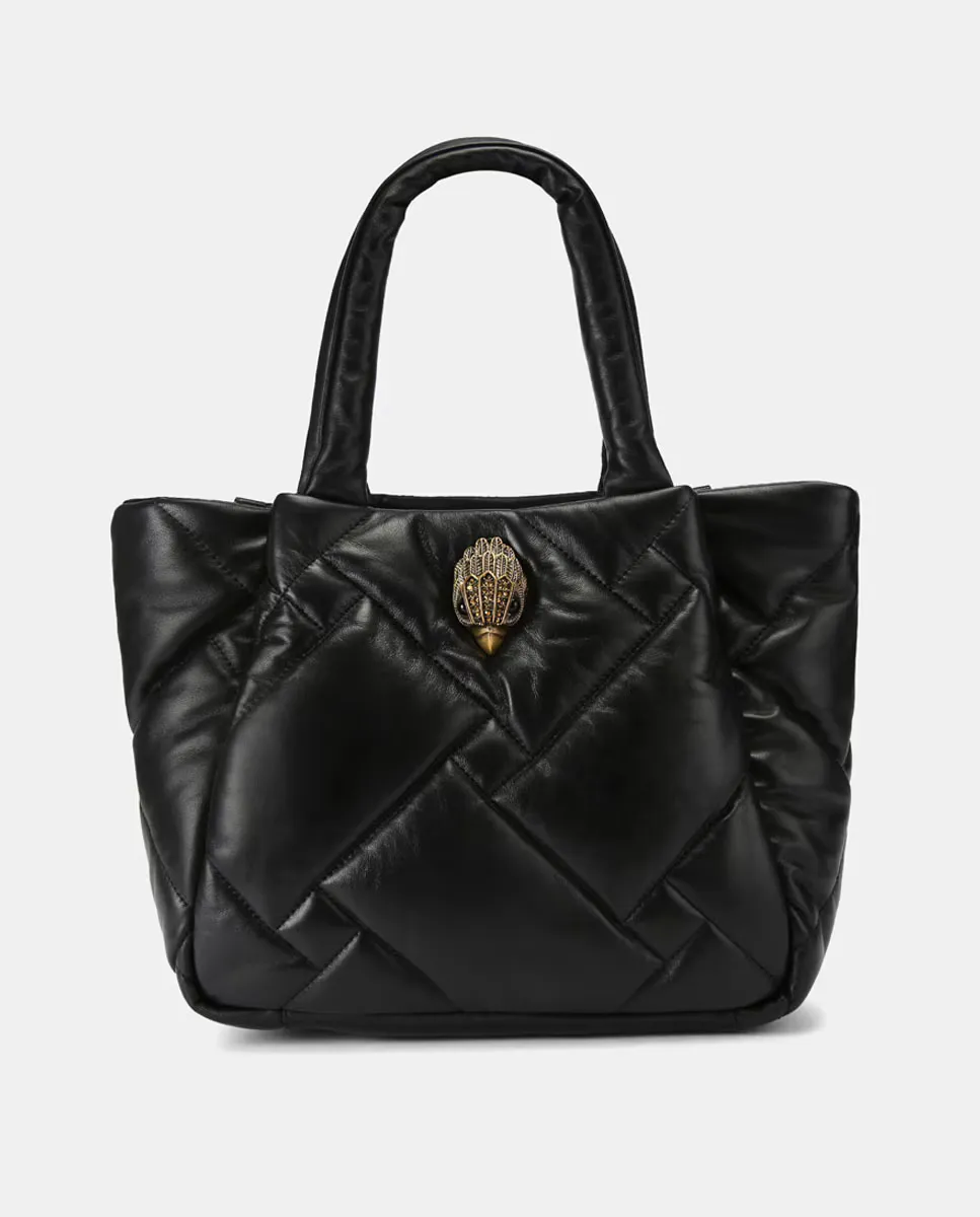 

Сумка Kensington Shopper Puff из стеганой кожи Kurt Geiger, черный