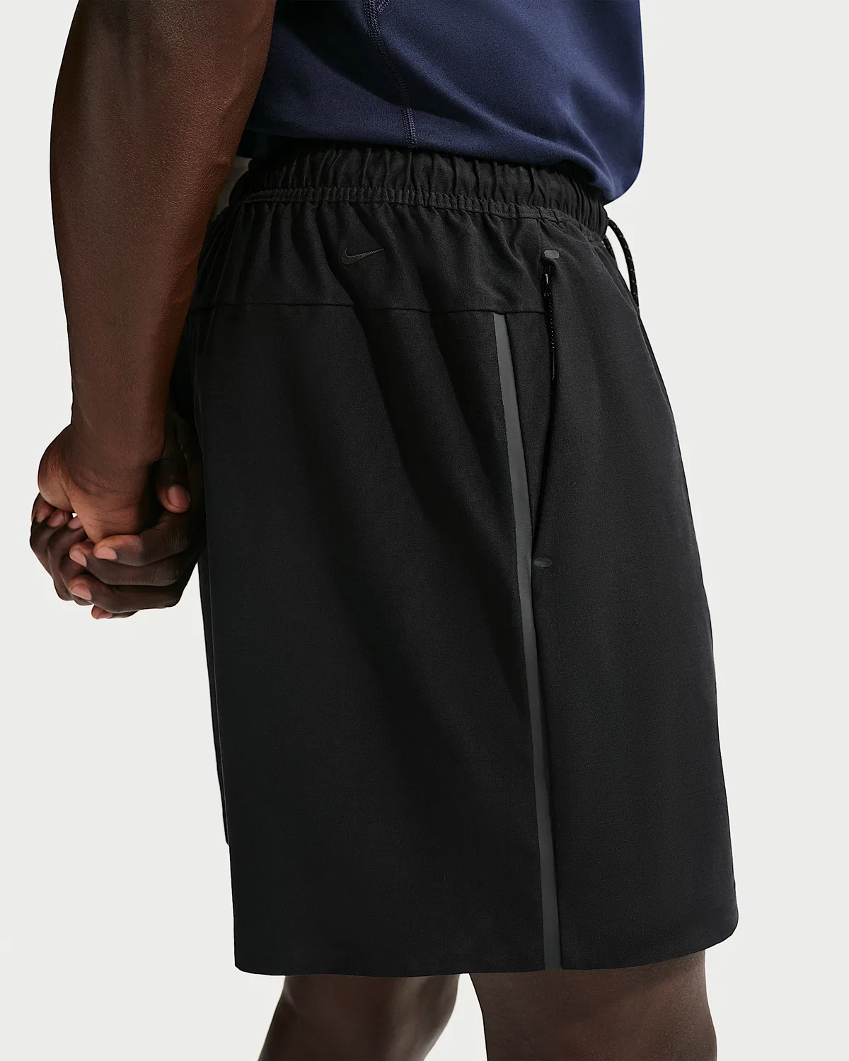 Мужские шорты Nike Tech Dri-FIT Shori Knit, Black/Black — фото 3