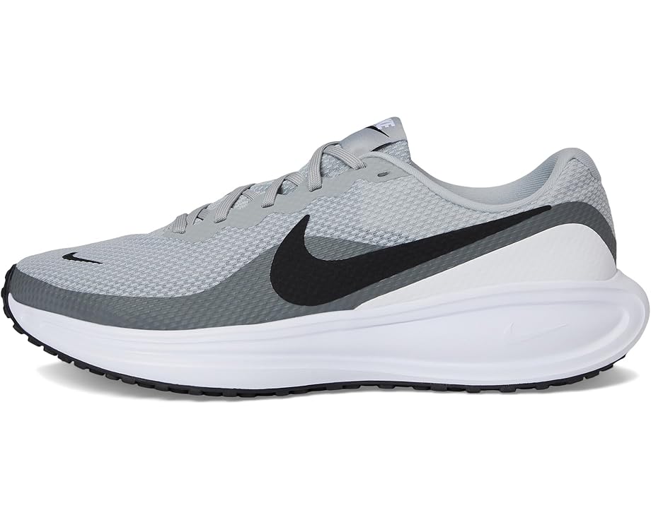Кроссовки Nike Revolution 8, цвет Light Smoke Grey/Black/Smoke Grey/White — фото 4