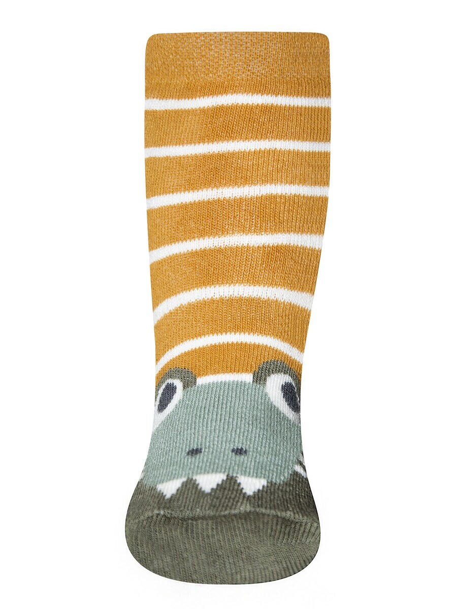 

Носки EWERS Socks Krokodil, цвет pastel green/dark green