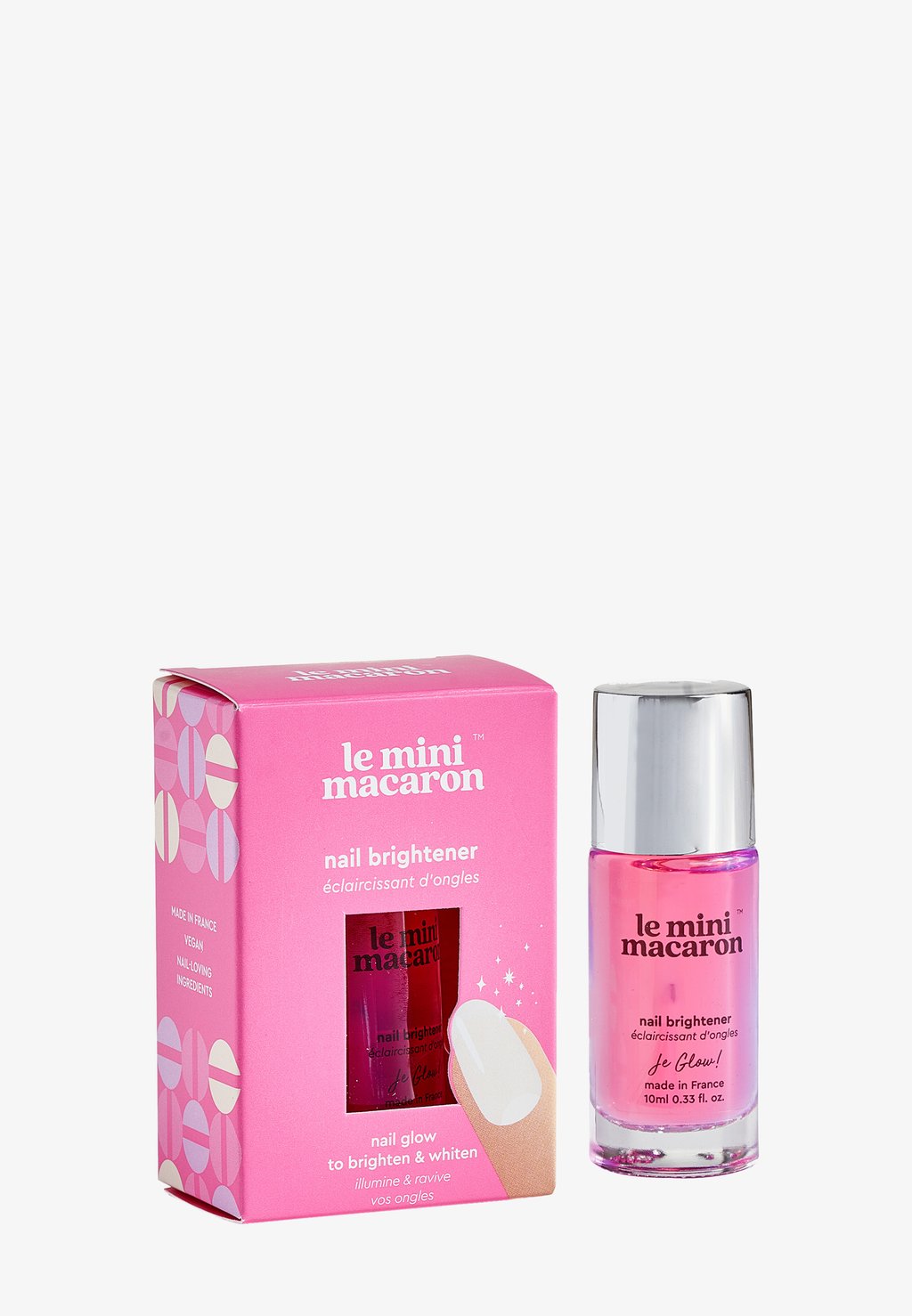 

Уход за ногтями Je Glow Nail Brightener Le Mini Macaron, цвет light pink