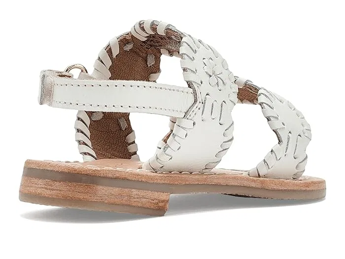 Сандалии Lauren Flat Sandals Jack Rogers Kids, White — фото 4