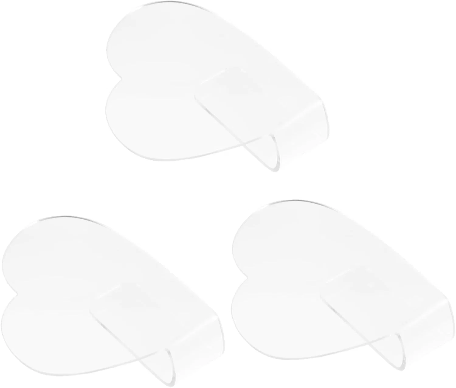 Палитра для ногтей 3 предмета Beatifufu 10x6,5x2,5 см