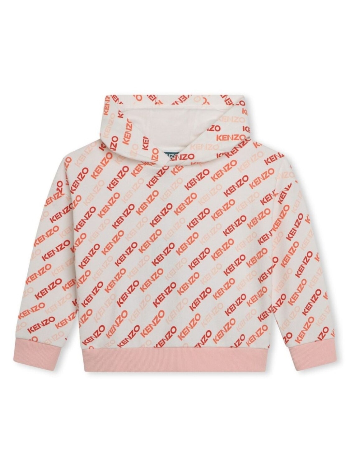 

Kenzo Kids худи с логотипом, нейтральный цвет