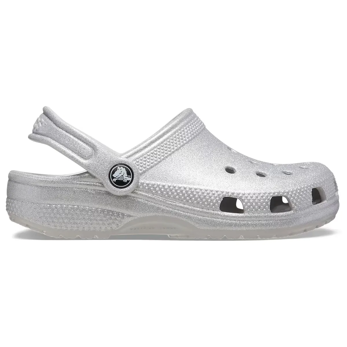 

Классические сабо с блестками Crocs Детские сабо, серебряный