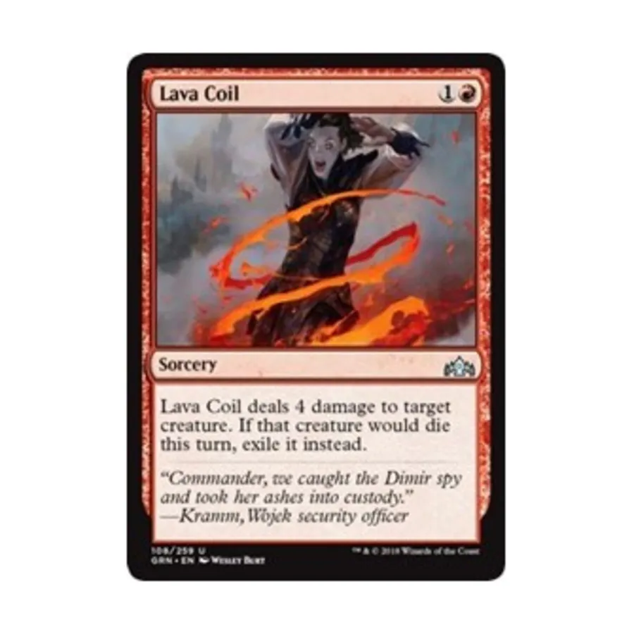 

CCG Лавовая катушка (U), MTG - Guilds of Ravnica