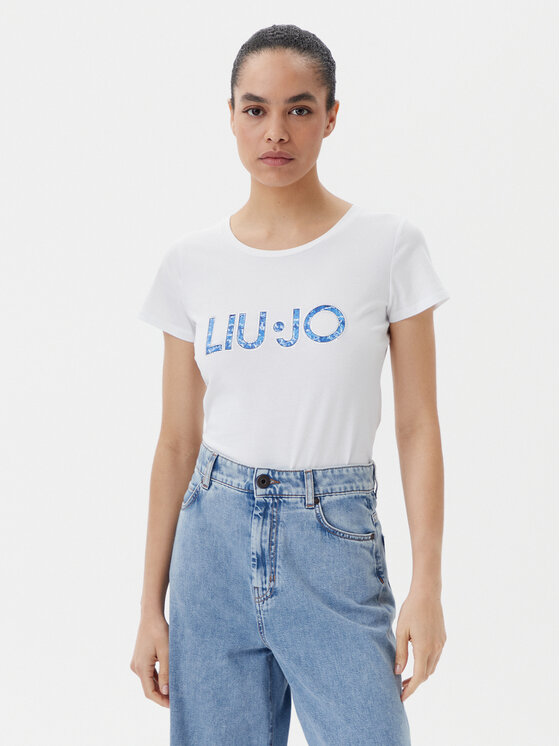 

Футболка обычного кроя VA5154 JS003 Liu Jo Beachwear, белый