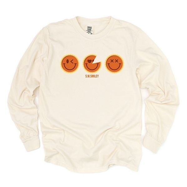 

SWSmiley pumpkin pies - женская футболка с длинным рукавом и принтом, окрашенная в готовом виде Simply Sage Market, Ivory, Зеленый, SWSmiley pumpkin pies - женская футболка с длинным рукавом и принтом, окрашенная в готовом виде Simply Sage Market, Ivory