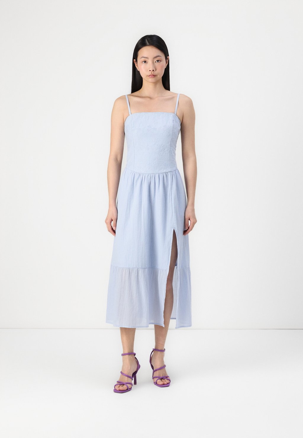 

Повседневное платье DROP WAIST MAXI Hollister Co., синий
