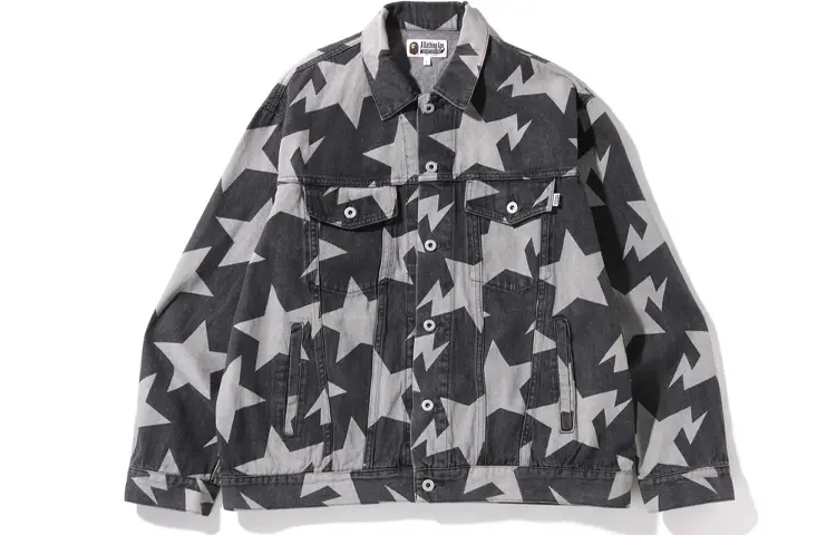 

Джинсовая куртка мужская A Bathing Ape, черный