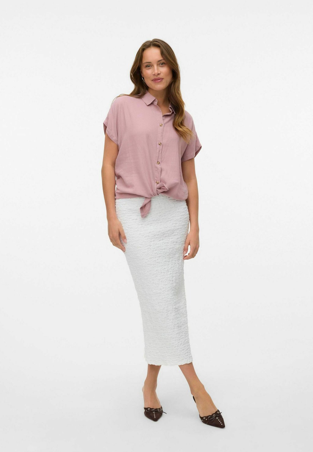 

Юбка макси VMREGINA HOHE TAILLE MIDI Vero Moda, белый