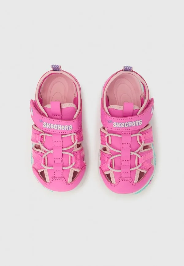 Игровая сцена, сандалии для брызг Skechers, Pink/Light Pink — фото 4