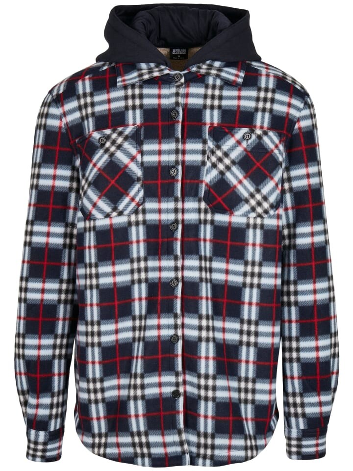 

Переходная куртка Urban Classics, цвет midnightnavy/red