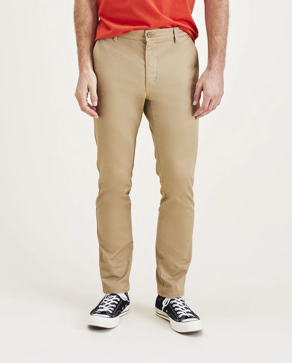 

Мужские узкие брюки в китайском стиле Dockers, цвет Kaki