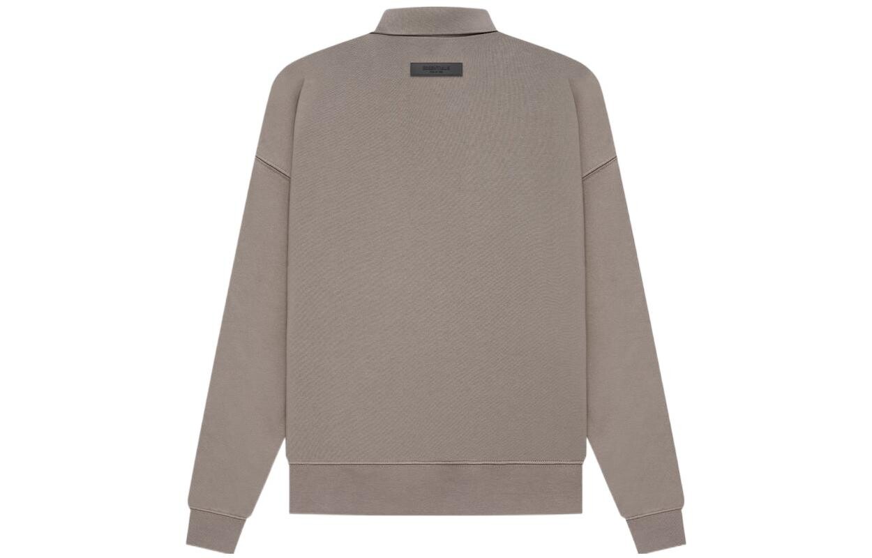 SS22 Толстовка мужская серо-коричневая Fear Of God Essentials, коричневый — фото 2
