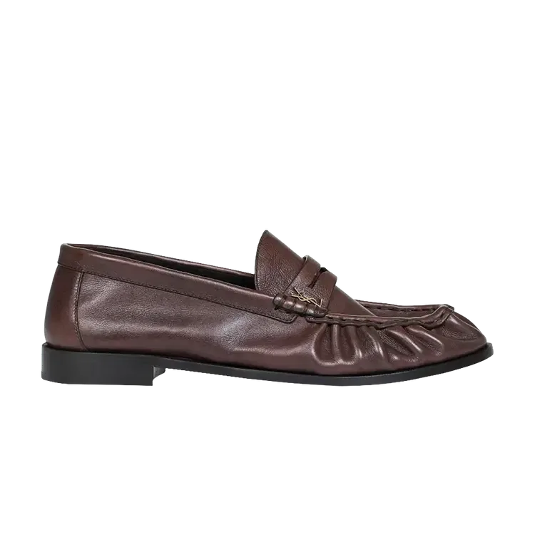 Лоферы Saint Laurent Le Loafer Paris, коричневый