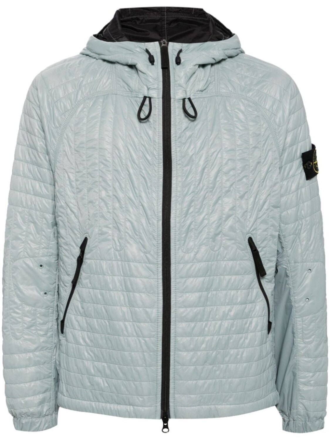 

Stone Island пуховик с логотипом, зеленый