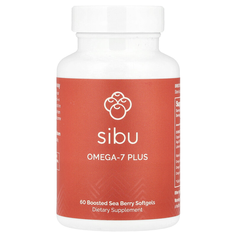 

Sibu Beauty, Омега-7 плюс, 60 мягких таблеток