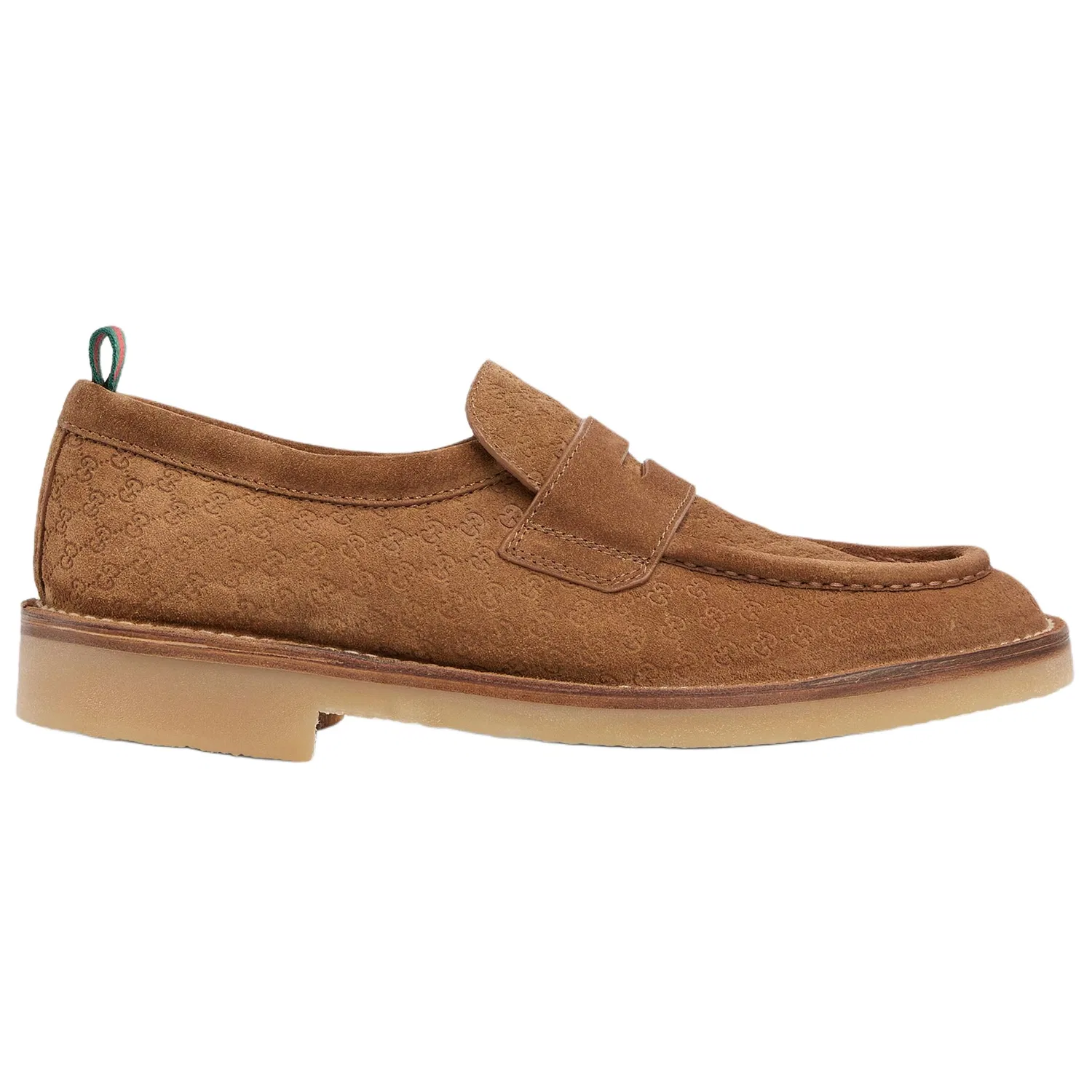 GUCCI Web Casual Shoes Men's Brown — фото 3