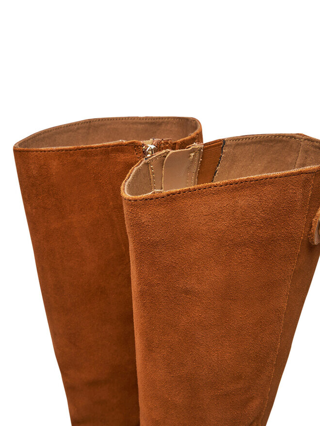 Вейдерсы Tommy Hilfiger de equitación Th Stud Leather Mix Long Boot FW0FW08341 Marrón, коричневый — фото 4