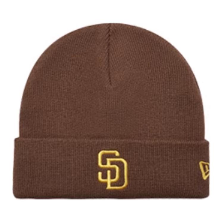 

New Era Детская акриловая шапка коричневая, Brown