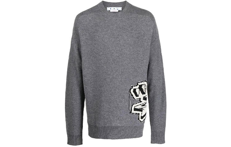 

Свитер мужской серый Off-White, серый