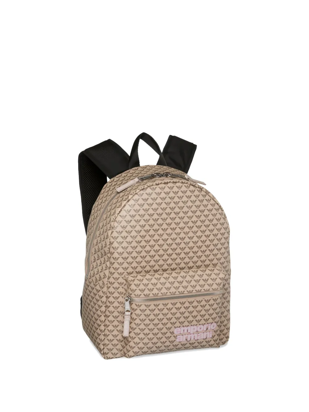 

Рюкзак с логотипом в виде орла Emporio Armani Kids, коричневый