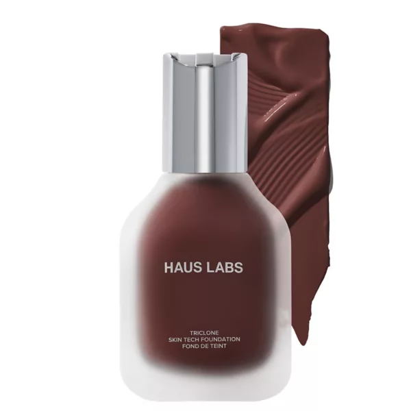 

Triclone skin tech тональная основа средней степени покрытия с ферментированной арникой Haus Labs By Lady Gaga, цвет 500 deep neutral