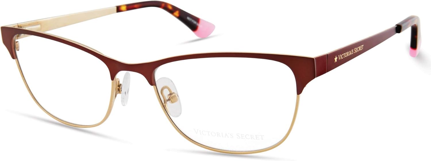 

Victoria's Secret очки VS 5025 049 коричневые, золотая оправа со звездой на заушнике