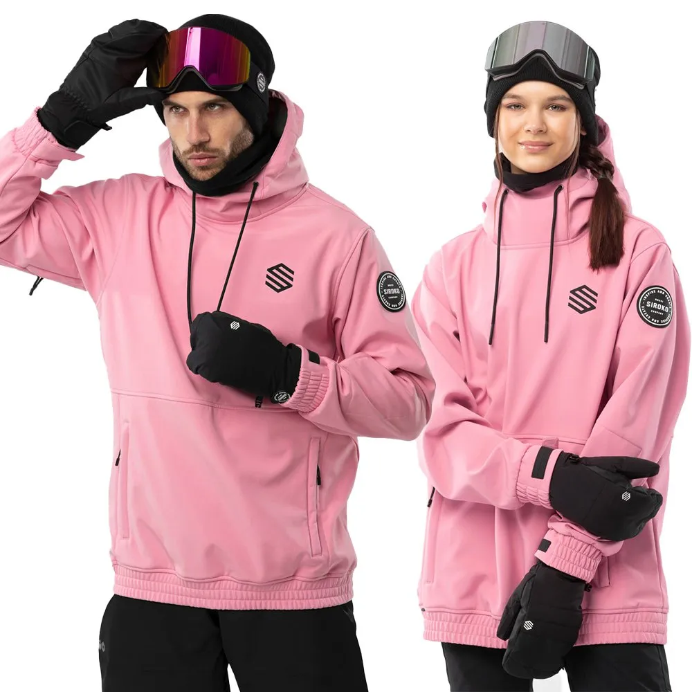 

Куртка Siroko W1 Dolomites softshell, розовый