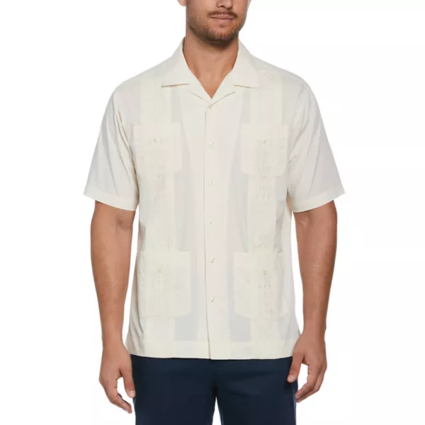 

Мужская рубашка гуаябера на пуговицах Cubavera, белый