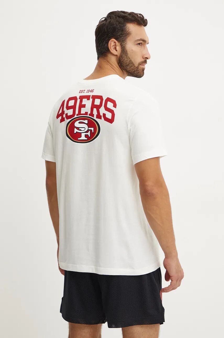 

Хлопковая футболка Nike San Francisco 49ers, бежевый