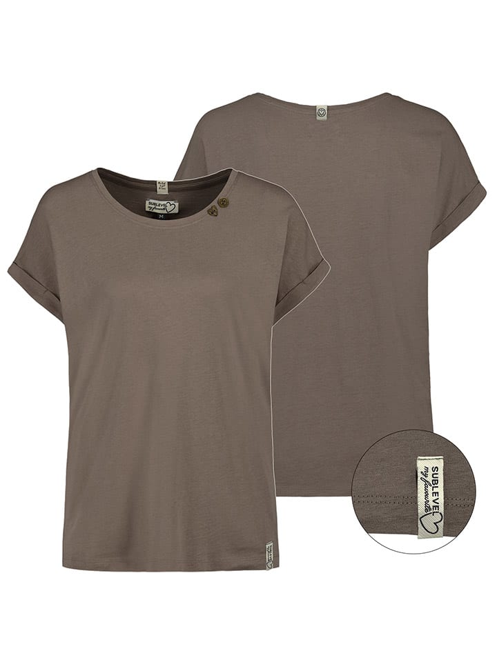 

Sublevel Коричневая футболка, Коричневый, Sublevel Коричневая футболка