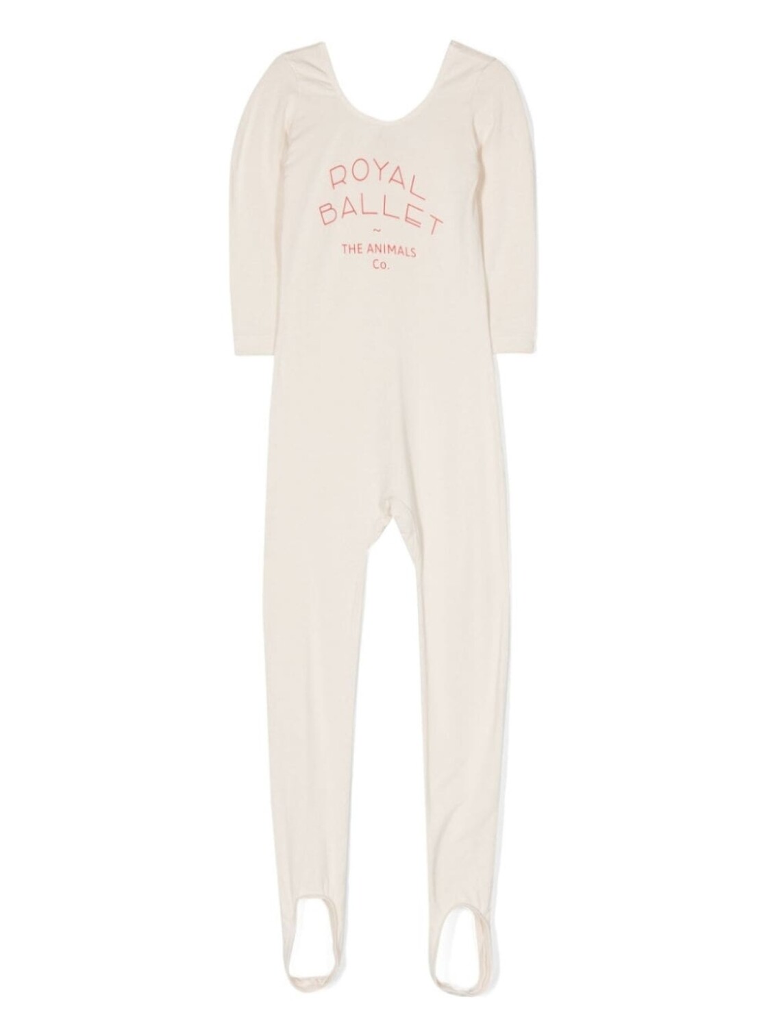 

The Animals Observatory комбинезон с длинными рукавами и логотипом, нейтральный цвет