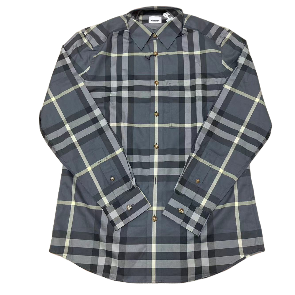 

Burberry Рубашка мужская светло-синяя