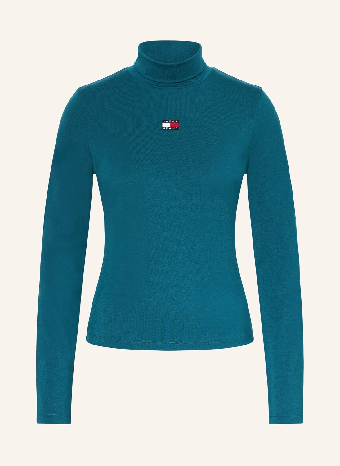

Лонгслив TOMMY JEANS, цвет PETROL