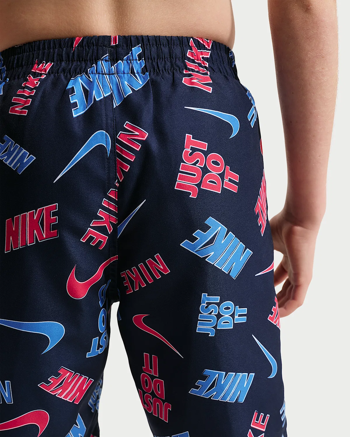 Детские (мальчиковые) плавки Nike Swim Breaker 7" с боксерской подкладкой, Blue — фото 3