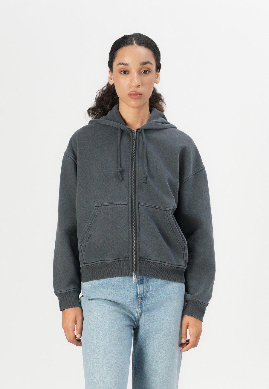 

Толстовка Samsøe Samsøe SAVA HOODIE , Charcoal Art/Dark Grey