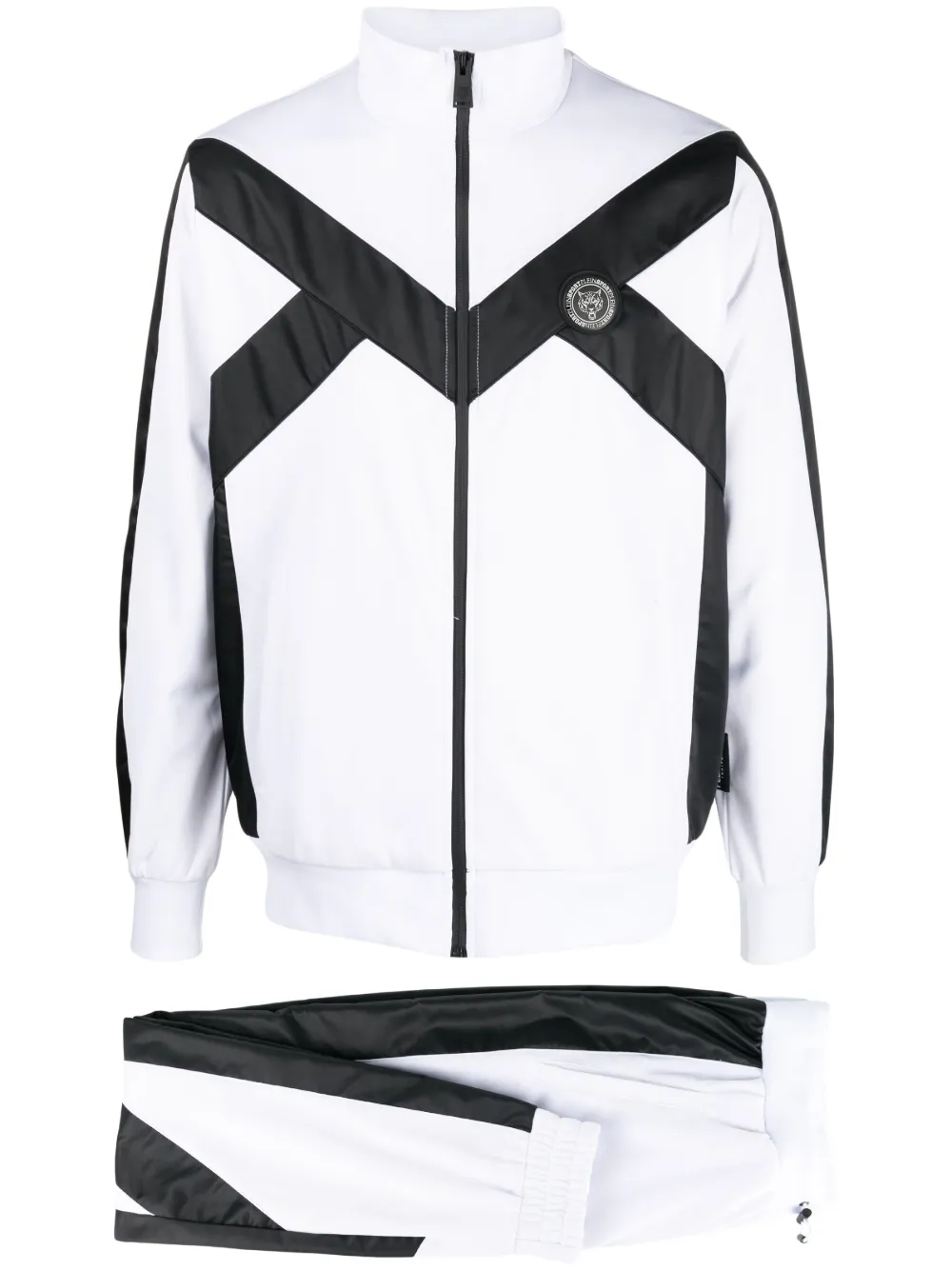 

Спортивный костюм в стиле колор-блок Plein Sport, белый