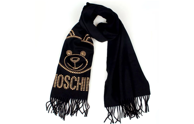 

Шелковый платок унисекс MOSCHINO