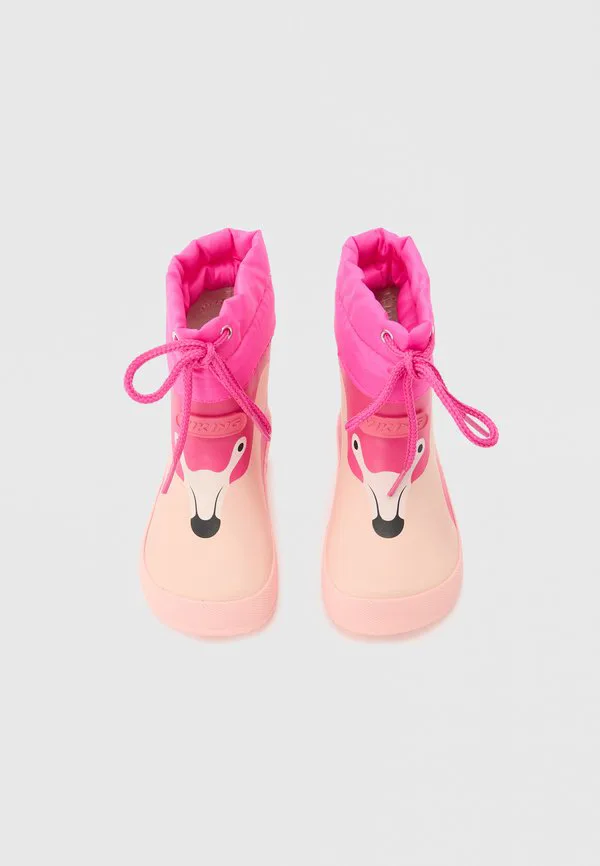 Резиновые сапоги alv с отпечатком лапы, унисекс Viking, Light Pink/Magenta — фото 4