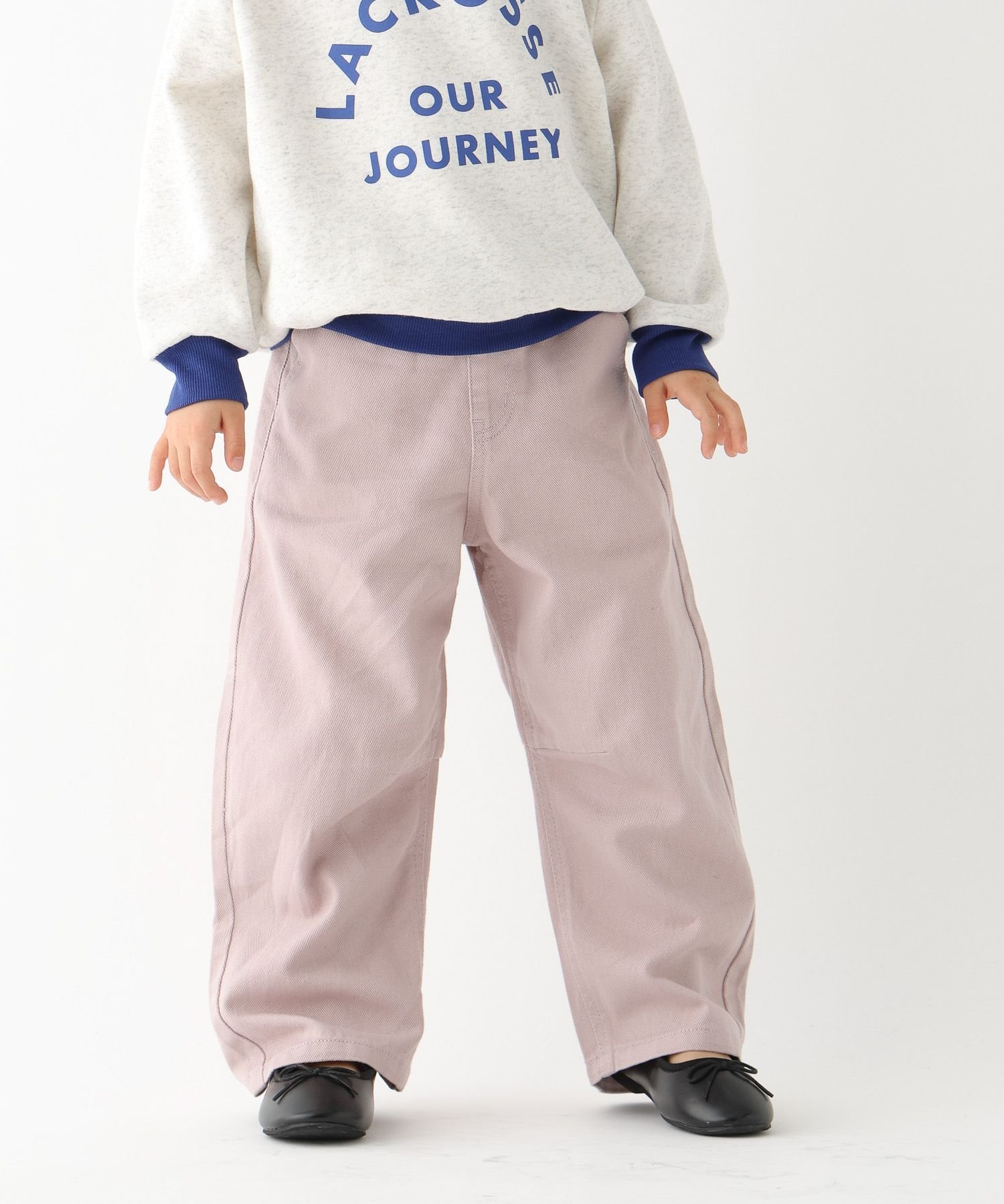 Разноцветные брюки-бочонки / 100-120 см / 629893 Global Work, Twill Pink 24