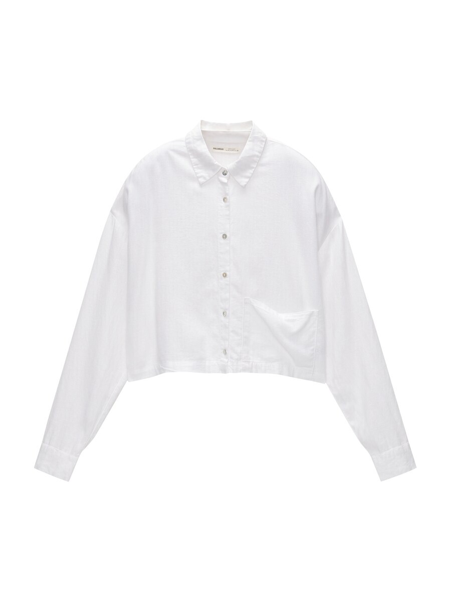 

Блуза Pull&Bear, белый