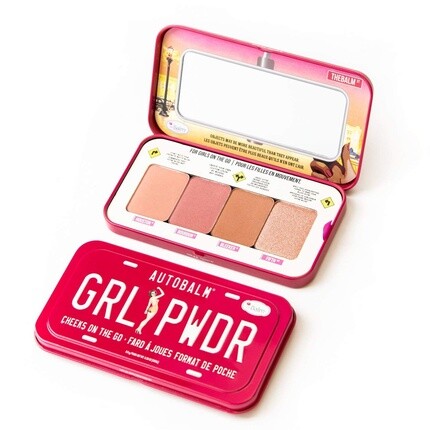 

Autobalm Girl Powder Cheek Palette Стойкие румяна и хайлайтер, Thebalm