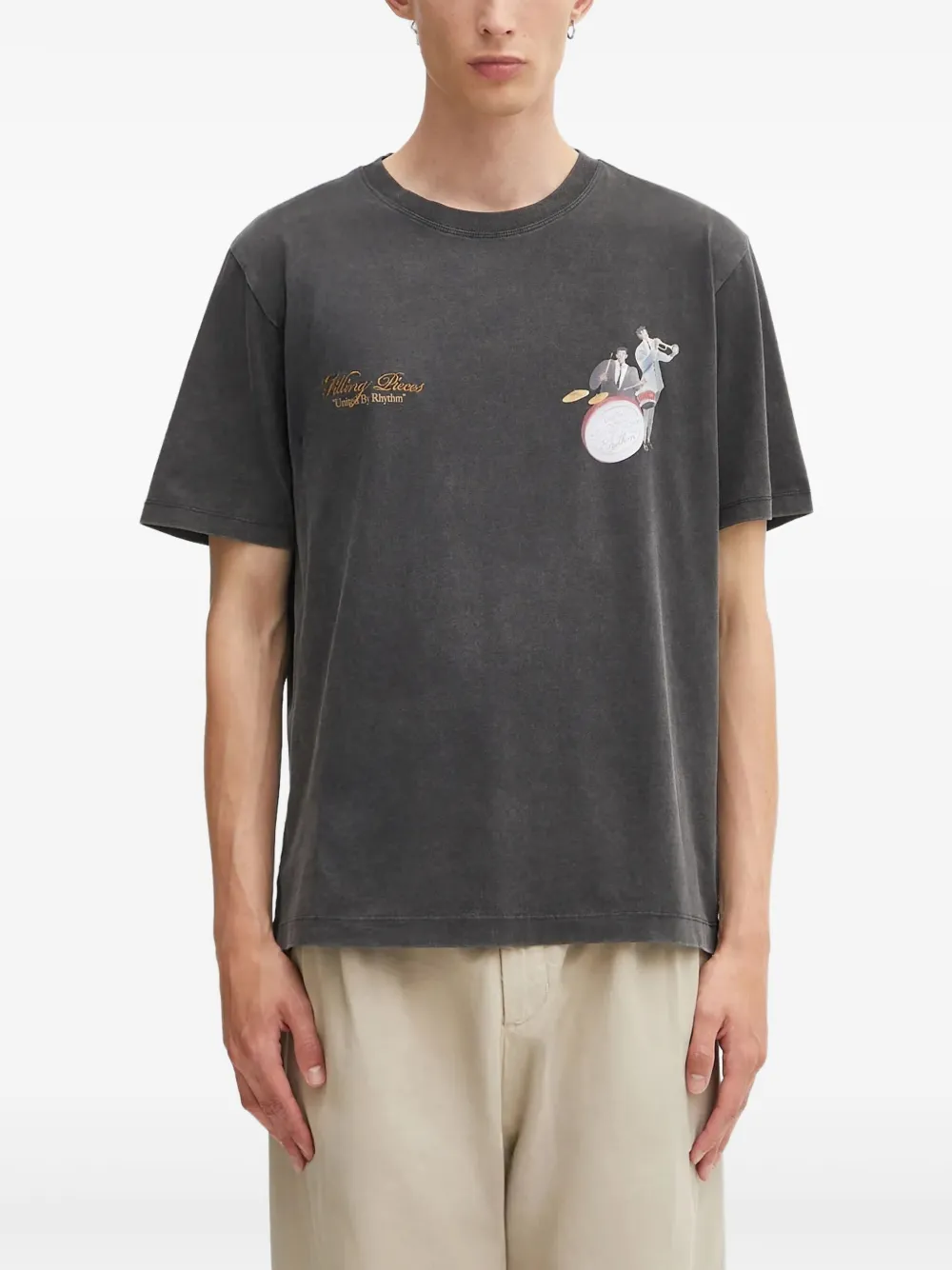 

Футболка с графичным принтом Filling Pieces, серый